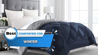 Top 5 Best Comforters for Winter amp All Season Review 2023  ReversibleFull Size amp Down Comforters [upl. by Narut]