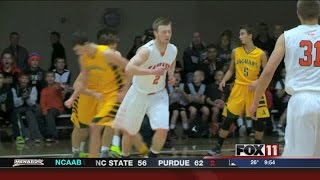 KaukaunaAshwaubenon boys basketball highlights [upl. by Lothair86]