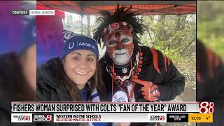 Colts fan competes for NFL Fan of the Year honors [upl. by Obed]