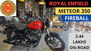 Royal Enfield Meteor 350 Fireball Review 2024  Most underrated bike of Royal Enfield [upl. by Jenna157]