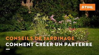 Comment créer un parterre   Conseils de jardinage STIHL [upl. by Waltner]