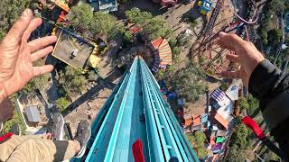 Falcons Fury 2024 POV Busch Gardens Tampa 53K [upl. by Fina]