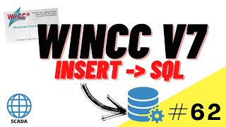 WinCC SCADA vb scripting course Insert data to SQL table WinCC V7 Tutorial 62 [upl. by Ylrebmic]