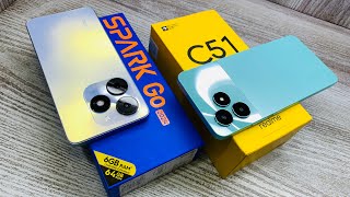 Tecno Spark Go 2024 vs Realme C51  Which Should You Buy [upl. by Chelsie]