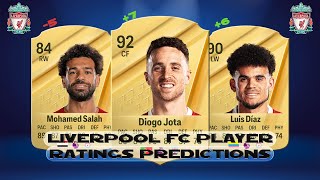 FC 25 Liverpool FC Player Ratings Predictions Salah Jota Diaz [upl. by Suivatnom26]