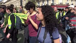 Manifestation Gilets Jaunes Paris République 6 avril 2019 Acte21 192 Métro Rome [upl. by Weston17]