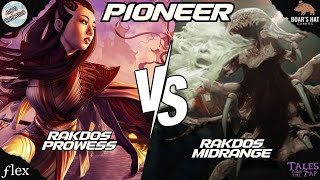 Rakdos Prowess VS Rakdos Midrange MTG Pioneer [upl. by Inwat]