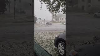 HUGE HAIL STORM  Haines City Florida  shorts weather [upl. by Calen]