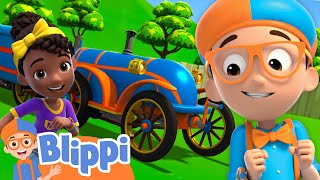 Blippi and Meekah Road Trip On A Train  Blippi and Meekah Podcast [upl. by Lot310]