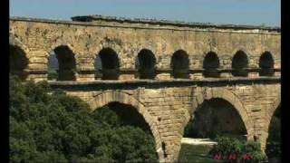 Pont du Gard Roman Aqueduct UNESCONHK [upl. by Kariv]