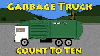 Vids4kidstv  Garbage Trucks  Counting For Children [upl. by Iahs]