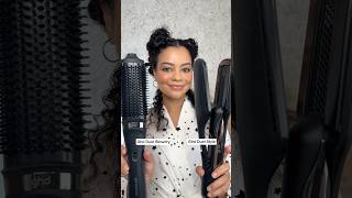 GHD Duet Blowdry VS GHD Duet Style on Curly Hair 😱 ghd ghdduetstyle ghdhairtools blowoututorial [upl. by Raf]