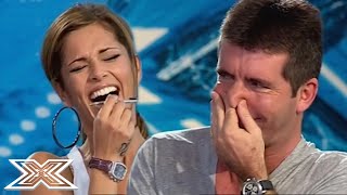 TOP 3 FUNNIEST Boy Auditions From The X Factor UK  X Factor Global [upl. by Hctim]