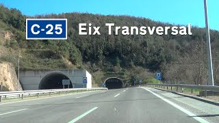 E Eix Transversal C25 Cervera  Girona [upl. by Arlena]