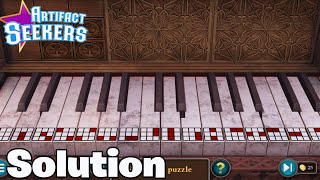 Artifact Seekers  Mini Game Puzzle 65 Piano  Solution [upl. by Girardi]