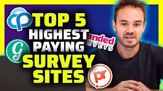 5 Best Paid Survey Sites For 2023 Start Earning Fast [upl. by Gow]