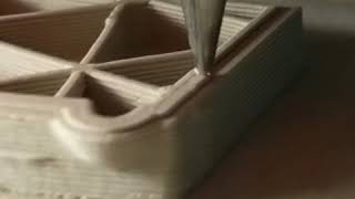 Printing Clay with a 1mm nozzle at 05mm layer heights [upl. by Fridlund428]