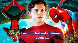 Best Tom Holland SpiderMan Scenes [upl. by Roswald]