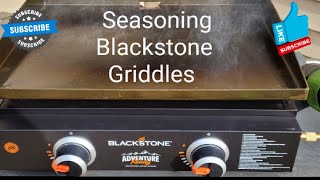 Seasoning a Blackstone Griddle [upl. by Ruberta]