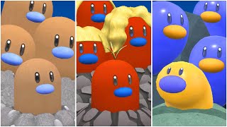 FULL DIGLETT EVOLUTION TEAM Shiny Diglett Dugtrio Alola Form Wiglett Wugtrio Scarlet Violet [upl. by Shafer]