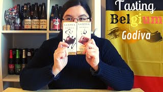 Tasting Belgium Godiva Chocolate Bars [upl. by Chen875]