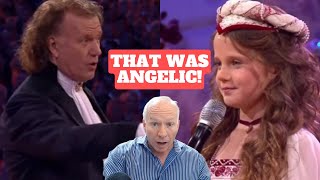 AMIRA WILLIGHAGEN with Andre Rieu  O Mio Babbino Caro  REACTION [upl. by Aitsirk]