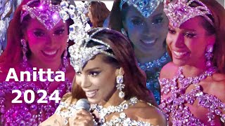 🇧🇷 Anitta 4K Eu vim de lá pequenininho Desfile das Campeãs 40 anos Sapucaí anitta carnaval [upl. by Christye870]