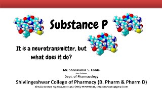 10Pharmacology of Substance P [upl. by Christina]