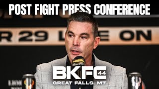 BKFC 44 Post Event Press Conference  Live [upl. by Yevoc]