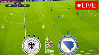 IN DIRETTA  Germania  Bosnia  UEFA Nations League 20242025  Gruppo C [upl. by Kubis]