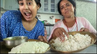 Dal bhat tarkali aachar Mukbang nepalistyle Nepali food Eating challenge [upl. by Ritter]