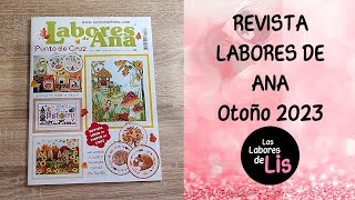 Revista Labores de Ana 🍁 Otoño 🎃 Punto de Cruz flosstube crosstitch [upl. by Ruffo]