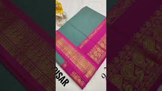 🌱 MADISAR SAREE NAUVARI SAREE🌱 9 YARDS SAREE🌱 Fabric 100 acrylic and Silk🌱 Contrast Jari [upl. by Ardeha]