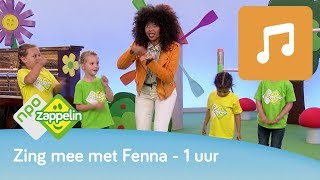 1 UUR LANG ZINGEN MET FENNA  Kinderliedjes zingen met Fenna  NPO Zappelin [upl. by Asila]