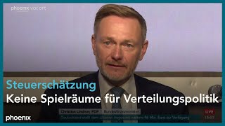 167 Steuerschätzung Ergebnisse mit Bundesfinanzminister Lindner und Staatssekretär Reuter  2410 [upl. by Natie]