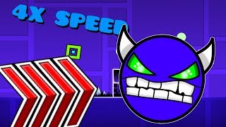 Geometry Dash All Levels 121 in 4x speed [upl. by Roxanne290]