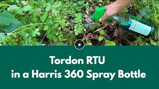 Tordon Herbicide READY TO USE RTU on Your Woody Plants Stumps and Tree Control [upl. by Hildegaard]