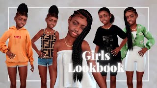 Sims 4  Girls Lookbook  CC Folder [upl. by Stutzman]