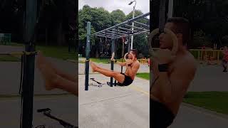 Ejercicios en Anillas muscleup [upl. by Akcimat507]