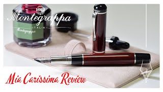 Montegrappa  Mia Carissima Fountain Pen Review [upl. by Aicrop332]