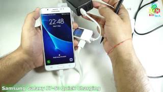 Do Samsung Galaxy J762016 supports Quick Charging [upl. by Timi]