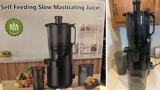 AMUMU COLD PRESS JUICER REVIEW  SLOW MASTICATING JUICER  AMAZON FINDS [upl. by Malti]