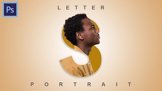 How to Create a LetterS Portrait Design in Photoshop [upl. by Illoh]