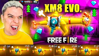 LA NUEVA XM8 EVOLUTIVA DE FREE FIRE  😳🔥 ACTUALIZACION 🔥 NIVEL 7 🔥 [upl. by Haleemak]