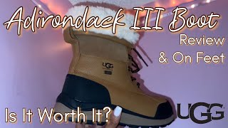 UGG Adirondack III Boot Review  On Feet [upl. by Soraya352]