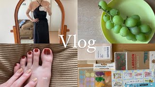 Vlog  購入品紹介🌝日常BASERANGE北欧文房具五感GOKANお気に入り紹介BASERANGEレシピ帳新婚夫婦ナチュラル女子香水月見バーガーリサラーソン [upl. by Hardi59]