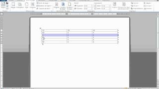 45 Comment inserer des lignes ou colonnes dans un tableau Word [upl. by Yrrek785]