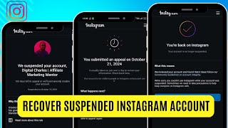 How To Fix Suspended Instagram Account NEW [upl. by Leonhard]