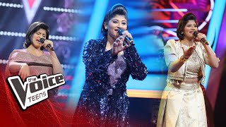 Every Erandi Heshani Performance  The Voice Teens Sri lanka 2020 [upl. by Fulton606]