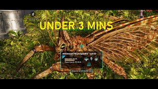 How to tame a Rhyniognatha in UNDER 3 MINS ARK ASCENDED [upl. by Nuhsed615]